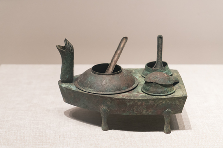 collection of cultural relics in Shaanxi History Museumのeditorial素材