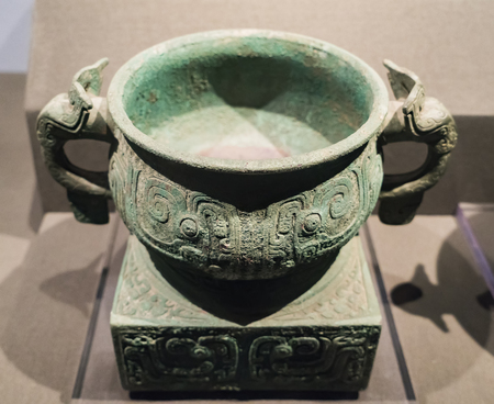 collection of cultural relics in Shaanxi History Museumのeditorial素材