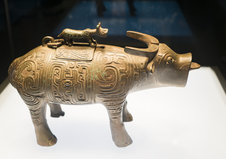 collection of cultural relics in Shaanxi History Museumのeditorial素材
