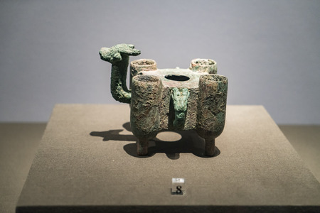 collection of cultural relics in Shaanxi History Museumのeditorial素材