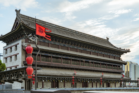Yongning Gate, Xi'an Ancient City, Xi'an, Chinaのeditorial素材