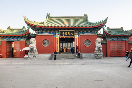 China, Henan Province, Kaifeng City, Daxiangguo Templeのeditorial素材