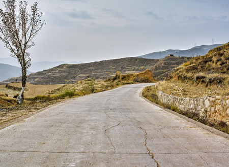 China, Hebei Province, Zhangjiakou City, Yangyuan County, Sanggan River Grand Canyonの写真素材