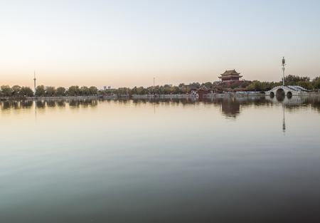 China, Henan Province, Kaifeng City, Longting Parkのeditorial素材
