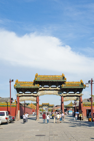 China, Liaoning Province, Shenyang City, Shenyang Palace Museumのeditorial素材