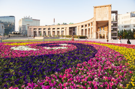 China, Shandong Province, Jinan City, urban city sceneryのeditorial素材