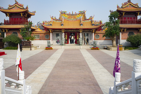 Taierzhuang ancient city at Zaozhuang city, China.のeditorial素材