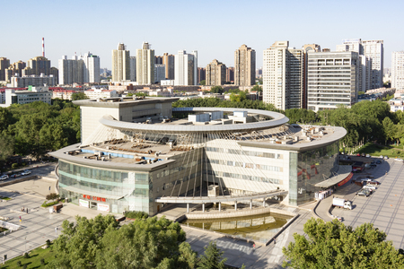 Hebei, China, Shijiazhuang, urban sceneryのeditorial素材