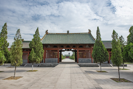 Jiyuan Temple at Henan province, China.のeditorial素材