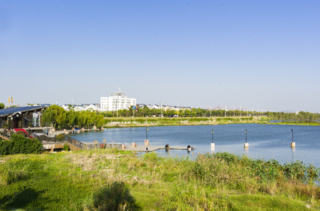 Tunxi town scenery at Nanjing city, jiangsu province, China.のeditorial素材