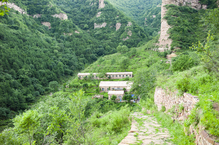 China, Shanxi Province, Changzhi City, Licheng County, Huangyadong Scenic Areaのeditorial素材