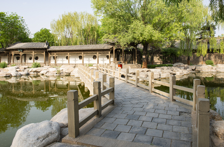 Yuci Old Town Scenic Area at Jinzhong city, China.のeditorial素材
