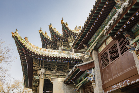 Shanshan guild hall in Liaocheng ancient city at Shandong province, China.のeditorial素材
