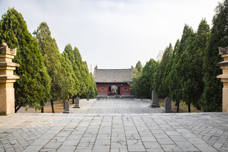 China, Henan Province, Zhengzhou City, Dengfeng City, Daiyue Templeのeditorial素材