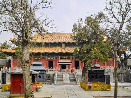 China, Henan Province, Zhengzhou City, Dengfeng City, Zhongyue Templeのeditorial素材