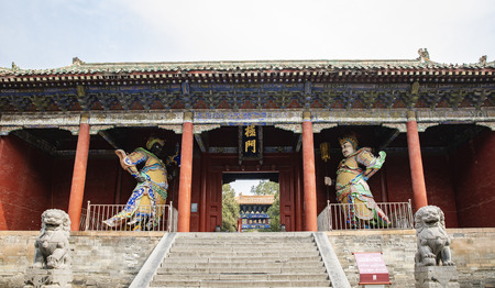 China, Henan Province, Zhengzhou City, Dengfeng City, Zhongyue Templeのeditorial素材