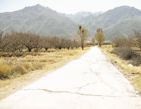 China, Hebei Province, Zhangjiakou City, Yu County, Mountain Road
