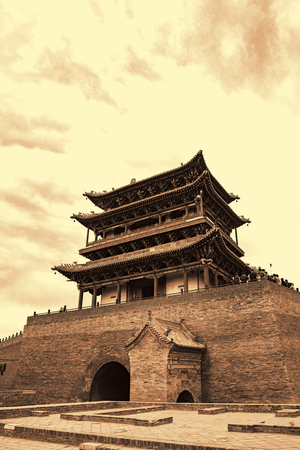 China, Shanxi Province, Jinzhong City, Pingyao Ancient Cityのeditorial素材