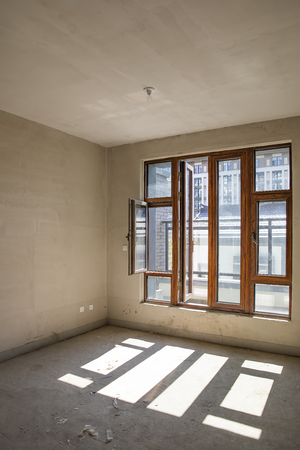 China, Hebei Province, Baoding City, Wuyuan County, a villa area rough houseのeditorial素材