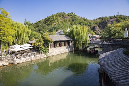 China, Beijing, Miyun District, Gubei Water Townのeditorial素材