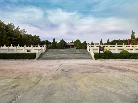 China, Henan Province, Jiaozuo City, Mengzhou City, Han Yu Cemeteryのeditorial素材