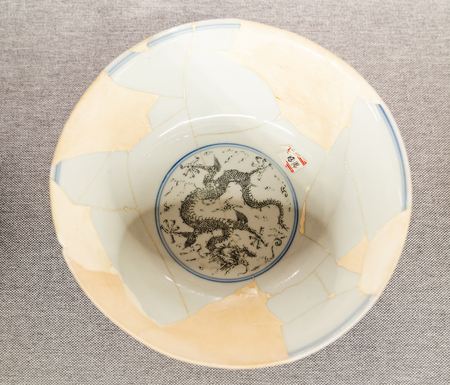 Unearthed Cultural Relics Exhibits in Hebei Provincial Museum, China.のeditorial素材