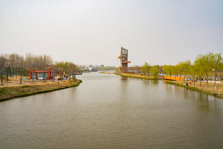 China, Hebei Province, Hengshui City, Zaoqiang County, Urban Gardens