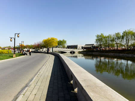 Zhengding Ancient City, Shijiazhuang City, Hebei Province, Chinaのeditorial素材