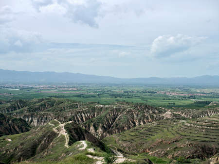 Grassland Tianlu Scenic Area, Zhangjiakou City, Zhangbei County, Hebei Province, Chinaの写真素材