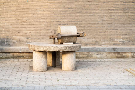 China, Hebei Province, Shijiazhuang City, Zhengding County, Rongguo Mansion Tourist Attractionの写真素材