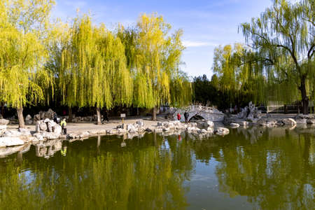 Daguan Garden Scenic Area, Beijing, Chinaのeditorial素材