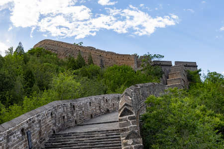 Jinshanling Great Wall Scenic Area, Luanping County, Chengde City, Hebei Province, Chinaの写真素材
