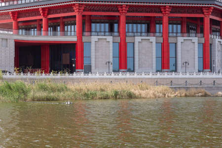 China, Shandong Province, Heze City, Yuncheng County, Yunzhou Museumのeditorial素材