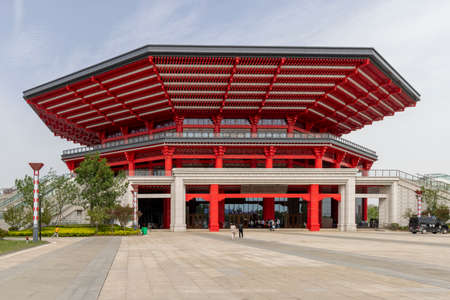 China, Shandong Province, Heze City, Yuncheng County, Yunzhou Museumのeditorial素材