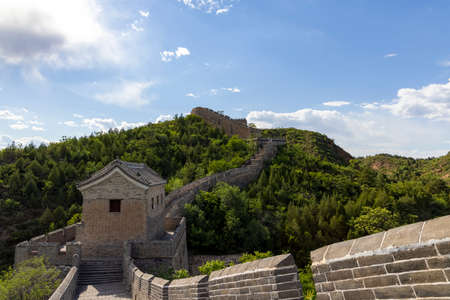 Jinshanling Great Wall Scenic Area, Luanping County, Chengde City, Hebei Province, Chinaのeditorial素材
