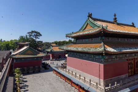 Puning Temple, Chengde City, Hebei Province, Chinaのeditorial素材