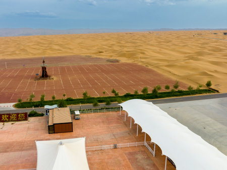 View of the Mui Ne, Vietnam. Mui Ne is one of the largest sand dunes in Vietnam.の写真素材