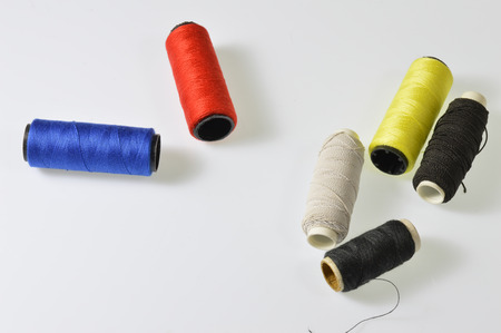 Spool against a white background