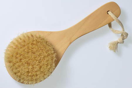 Brush against a white backgroundの写真素材