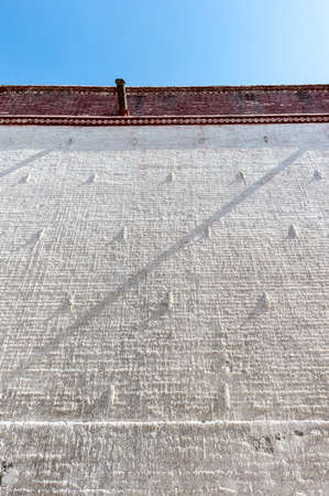 Low angle view of a wall