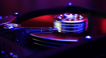 Detail of HDDの写真素材