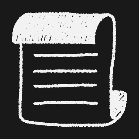 note doodle drawingのイラスト素材