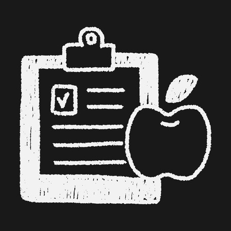 note doodle drawingのイラスト素材