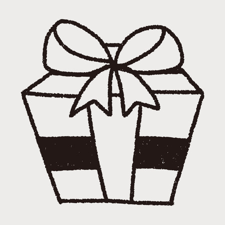 doodle giftのイラスト素材