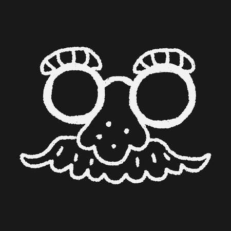 doodle Maskのイラスト素材