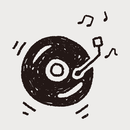 doodle musicのイラスト素材