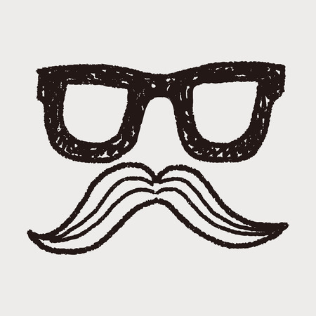 doodle Maskのイラスト素材