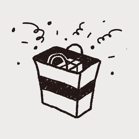 doodle giftのイラスト素材