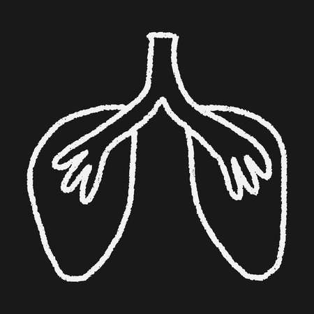 Doodle Lungのイラスト素材