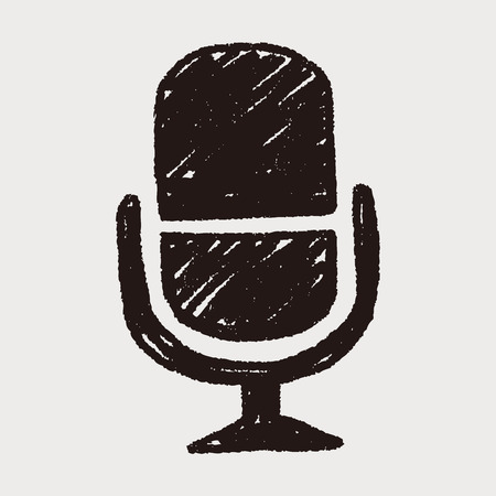 Doodle ï¼­icrophoneのイラスト素材